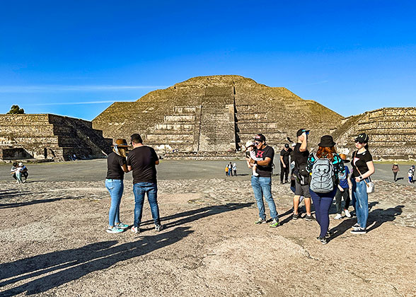 The Pyramids in Teotihuacan