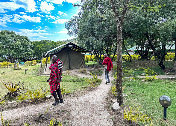 Camp in Kenya