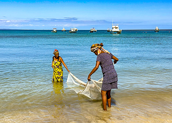 Local People Fishing