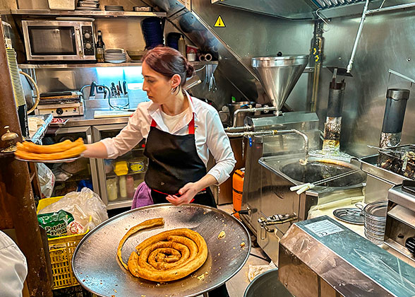 Spanish Churros at Bar El Comercio