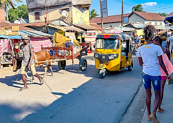 Street Scene of Nosy Be