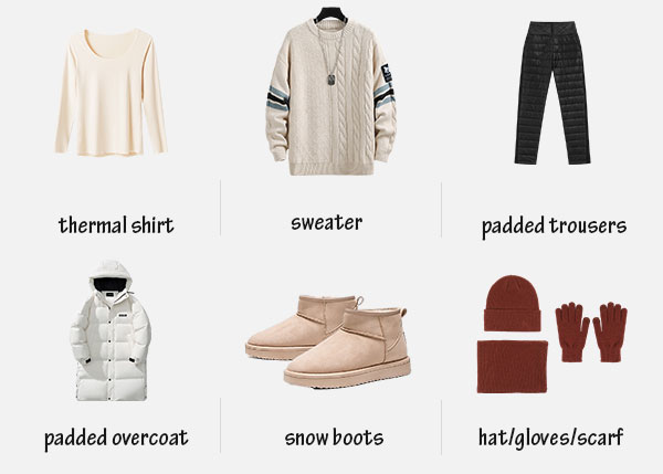 Hokkaido December Clothes